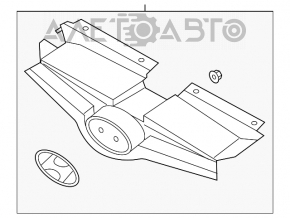 Решетка радиатора grill Hyundai Veloster 12-17