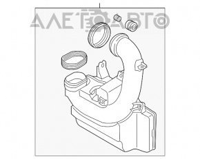 Мусоросборник Kia Forte 4d 14-18 1.8, 2.0 новый OEM оригинал