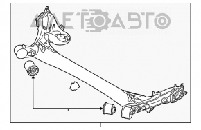 Bara spate Kia Forte 4d 14-18