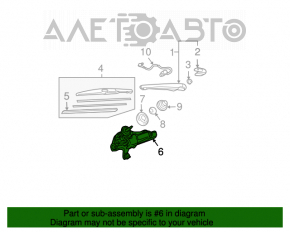 Motorul de curățare a parbrizului pentru Lexus RX300 RX330 RX350 RX400h 04-09.