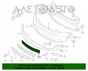 Grila inferioară a bara față Mini Cooper Countryman R60 10-16