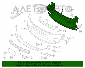 Amplificatorul de bara fata pentru Mini Cooper Countryman R60 10-16