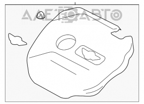 Capacul motorului Mini Cooper F56 3d 14- turbo