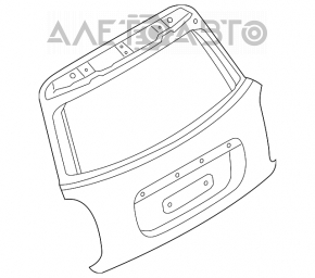 Дверь багажника голая со стеклом Mini Cooper F56 3d 14-