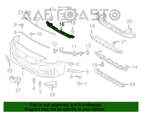 Suport bara fata centru sus Subaru Impreza 17- GK