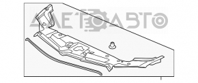 Накладка телевизора Acura ILX 13-15