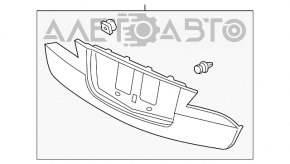 Capacul portbagajului pentru Acura ILX 13-15 pre-restilizare.