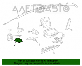 Модуль srs airbag компьютер подушек безопасности Chevrolet Volt 11-15