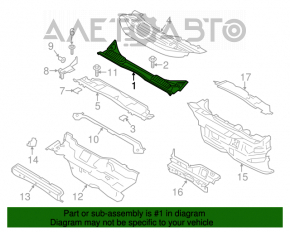 Grila stergatoarelor de plastic Ford C-max MK2 13-18 defectă