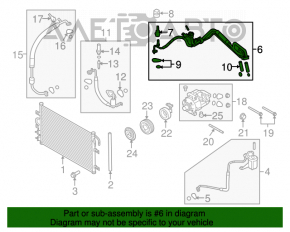 Bobina de aer condiționat Ford Flex 09-12