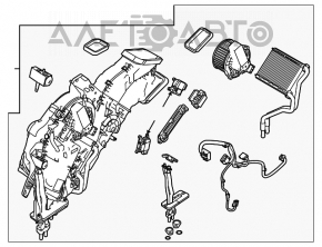 Radiatoarele din spate asamblate pentru Ford Flex 09-19