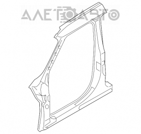 Bara caroserie centrală stânga Ford Flex 09-19