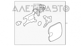 Capacul rezervorului de combustibil Ford Flex 09-19