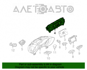 Controlul climatizării pentru Ford Focus mk3 11-14 pre-restilizare, mașină