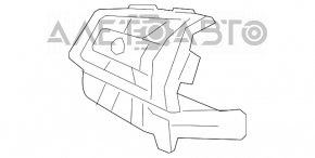 Butoanele de control de pe volanul stâng al Honda Accord 18-22 sunt meniul.