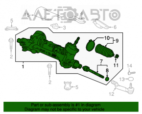 Bară de direcție Honda Accord 18-22 1.5T