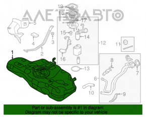 Rezervor de combustibil Hyundai Elantra UD 11-16