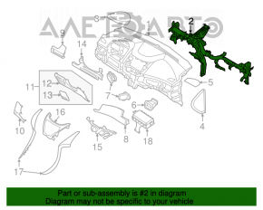 Tubul de subtorpilor pentru Hyundai Elantra UD 11-16, cu întărire.