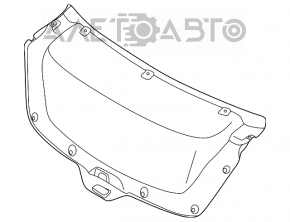 Capacul portbagajului Hyundai Elantra UD 11-16