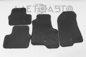 Set de covorașe pentru interiorul Jeep Patriot 11-17, material textil, culoare neagră.