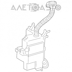 Бачок омывателя Lexus RX300 RX330 RX350 RX400h 04-09 под омыватель фар новый OEM оригинал