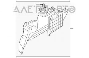 Capacul arcului stâng Lincoln MKZ 13-20 hibrid fără orificiu