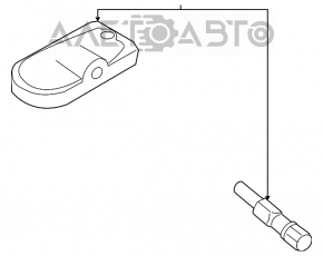 Senzor de presiune a roților Mazda CX-7 06-09