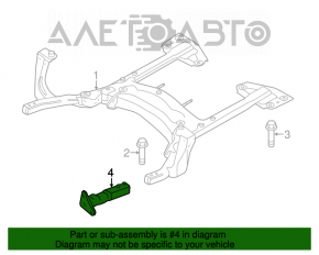 Amplificator subwoofer dreapta față Mini Cooper Countryman R60 10-16