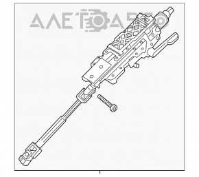 Coloana de direcție Mini Cooper Countryman R60 10-16 face zgomot.