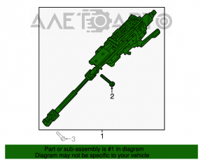 Coloana de direcție Mini Cooper Countryman R60 10-16 face zgomot.