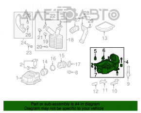 Корпус воздушного фильтра Honda Civic 4d 06-09