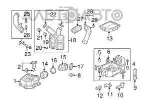 Корпус воздушного фильтра Honda Civic 4d 06-09