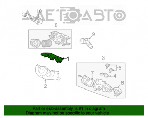 Învelișul coloanei de direcție pentru Honda Civic 4d 06-09