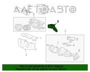 Подрулевой переключатель правый Honda Civic 4d 06-09