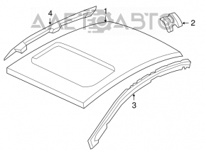 Acoperiș metalic pentru Honda Civic 4d 06-09.