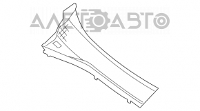 Grila stergatoarelor din plastic pentru Honda Civic 4d 06-09