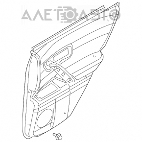 Capacul usii cardul din spate stanga Infiniti FX35 FX45 03-08 bej