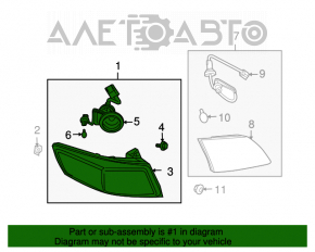 Lampa exterioară aripă dreaptă Infiniti FX35 FX45 03-06 pre-restilizare SUA