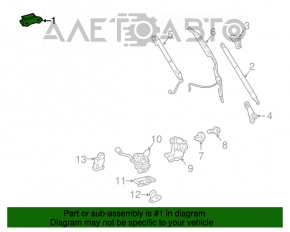 Петля двери багажника правая Lexus RX300 RX330 RX350 RX400h 04-09