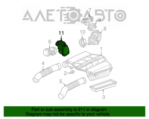 Дроссельная заслонка Mercedes W211 E350