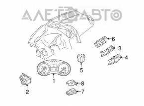 Tabloul de bord Mercedes X164 GL W164 ML W251 R benzina SUA mile