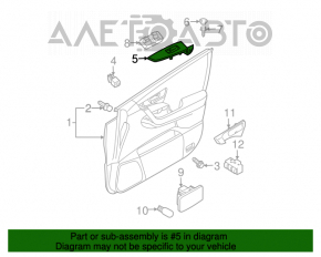 Controlul geamului electric din față dreapta Nissan Murano z50 03-08