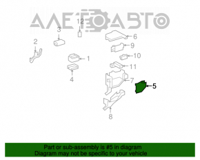 Blocul de siguranțe Bloc asamblare, joncțiune motor Toyota Highlander 08-13