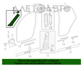 Capacul amortizorului din față dreapta Toyota Rav4 06-12 serie