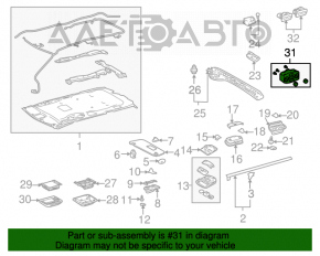 Controlul climatizării pentru Toyota Sienna 04-10