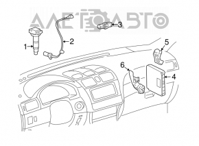 Блок ECU компьютер двигателя Toyota Solara 2.4 04-08