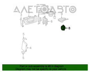 Difuzor ușă față stânga Toyota Solara 2.4 04-08