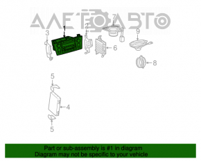 Magnetofon, CD-changer, Radio, Panou Toyota Solara 2.4 04-08