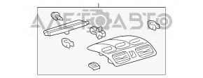 Panoul de control al aerului de sus, central și ceasurile Toyota Solara 04-08.