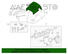 Învelișul coloanei de direcție Toyota Solara 2.4 04-08